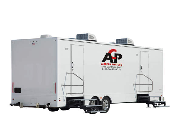 8-Stall Flex 2-Door Shower Trailer